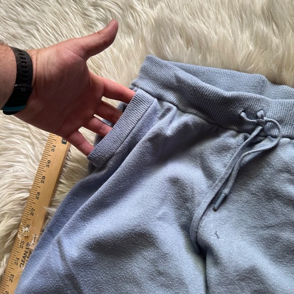 Zara Womens Sweatpants Joggers White Gray Tie Dye Pockets Elastic Waist Lounge M - Picture 3 of 5